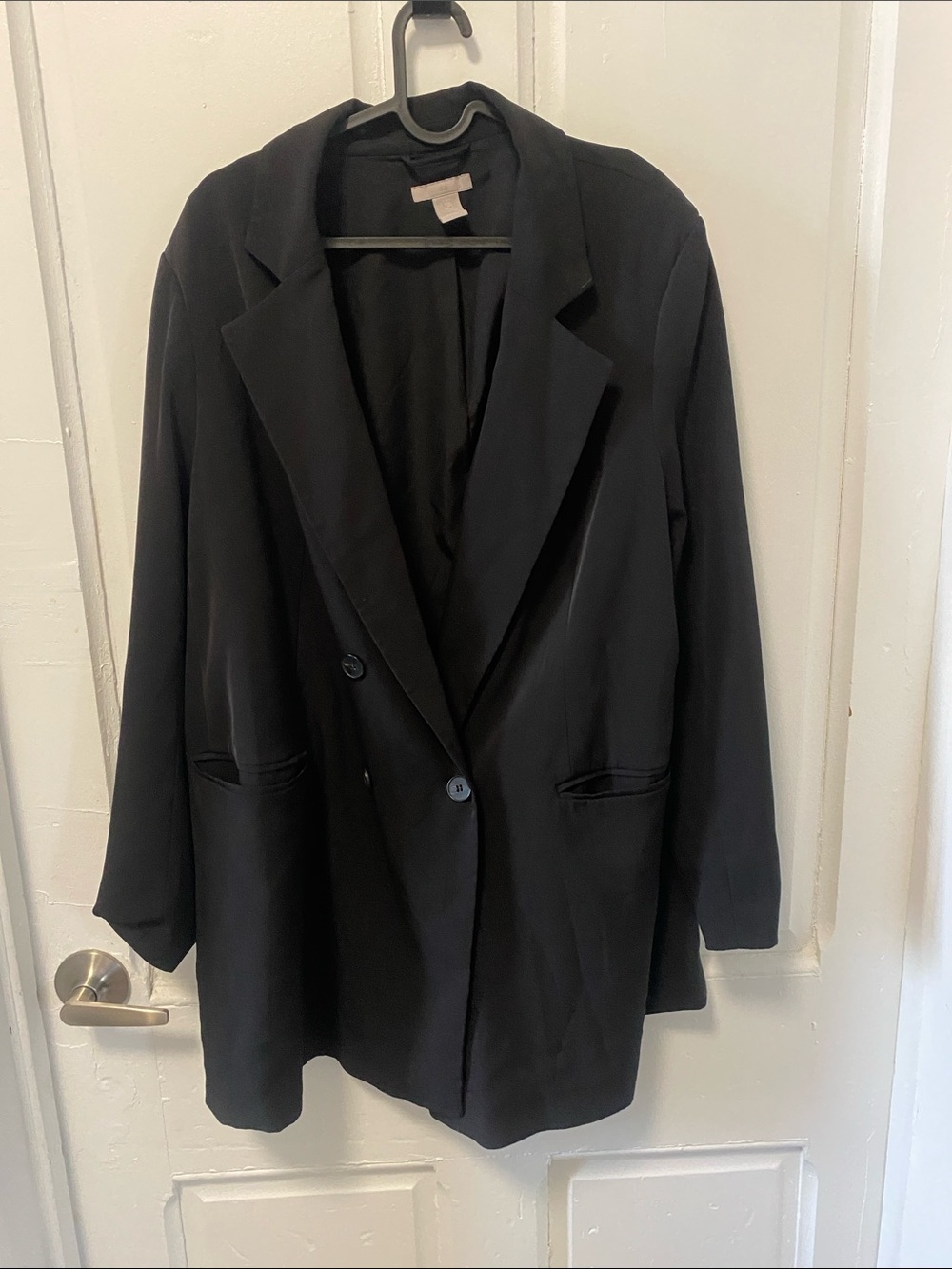 H&M Black Oversized Blazer